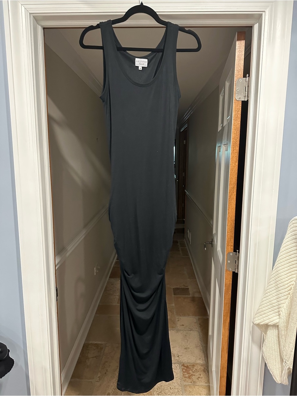 Sleek Black Tank Maxi Dress